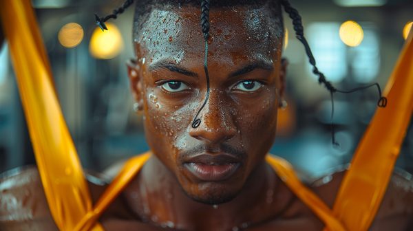 Exercices épaules avec élastique de musculation : l'importance de l'échauffement avant de commencer